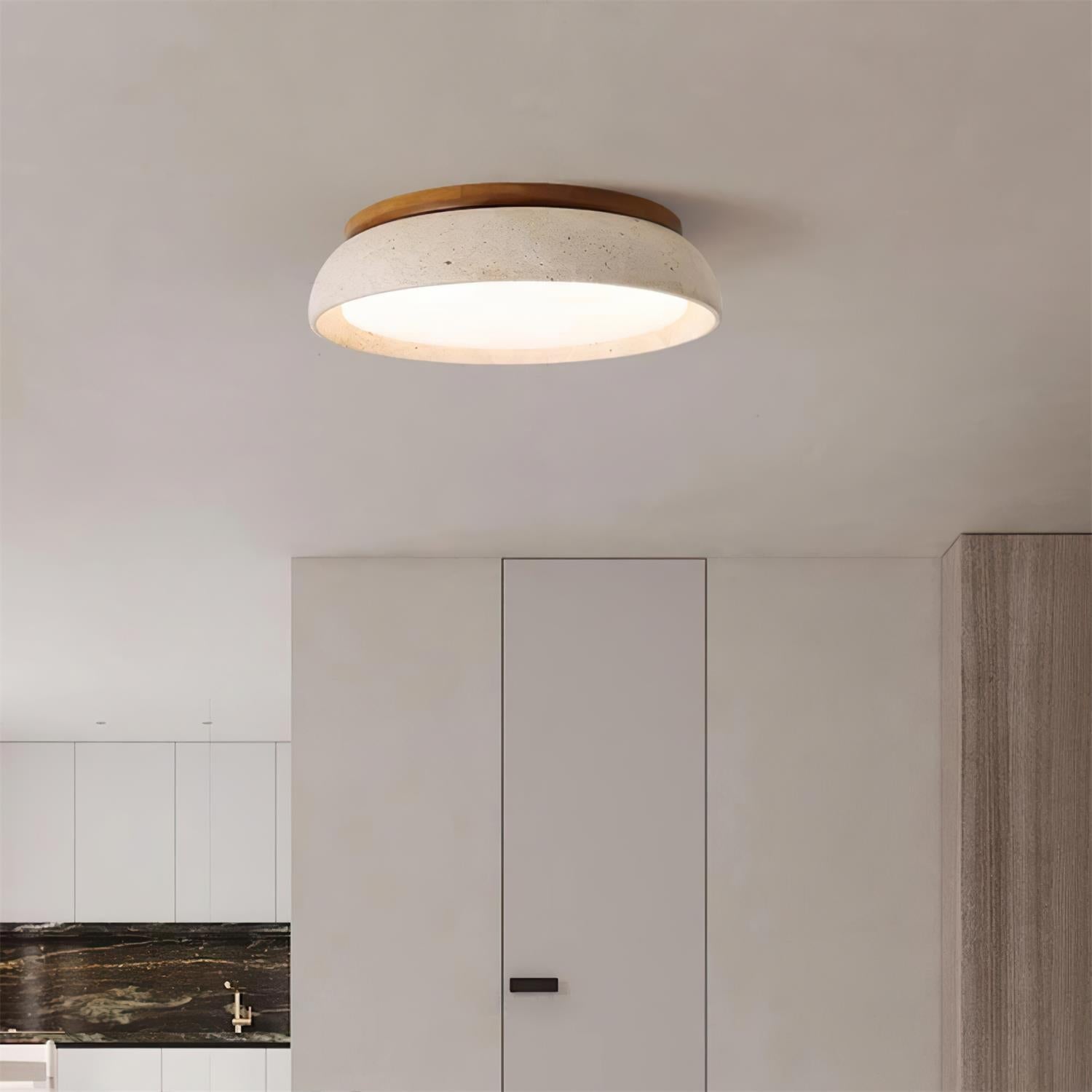 Zanli Travertine Ceiling Light