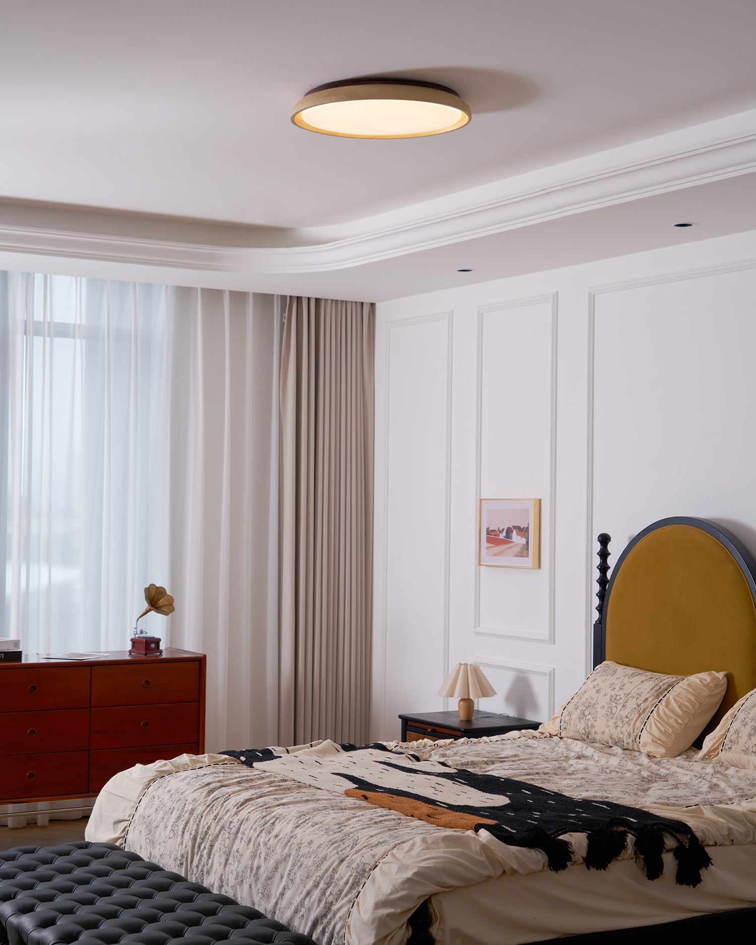 Zanli Travertine Ceiling Light