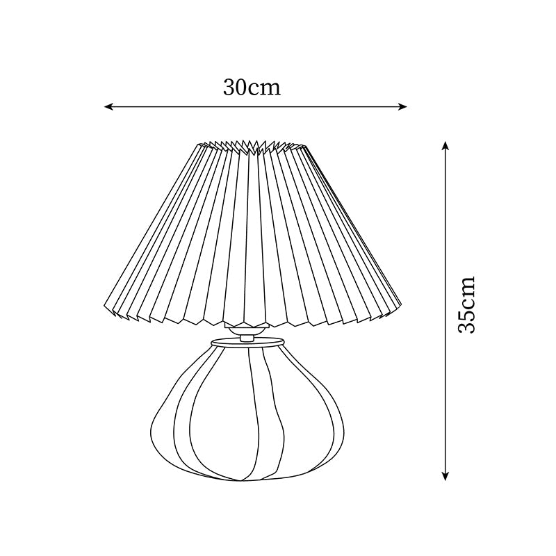 Orilo Pleated Table Lamp