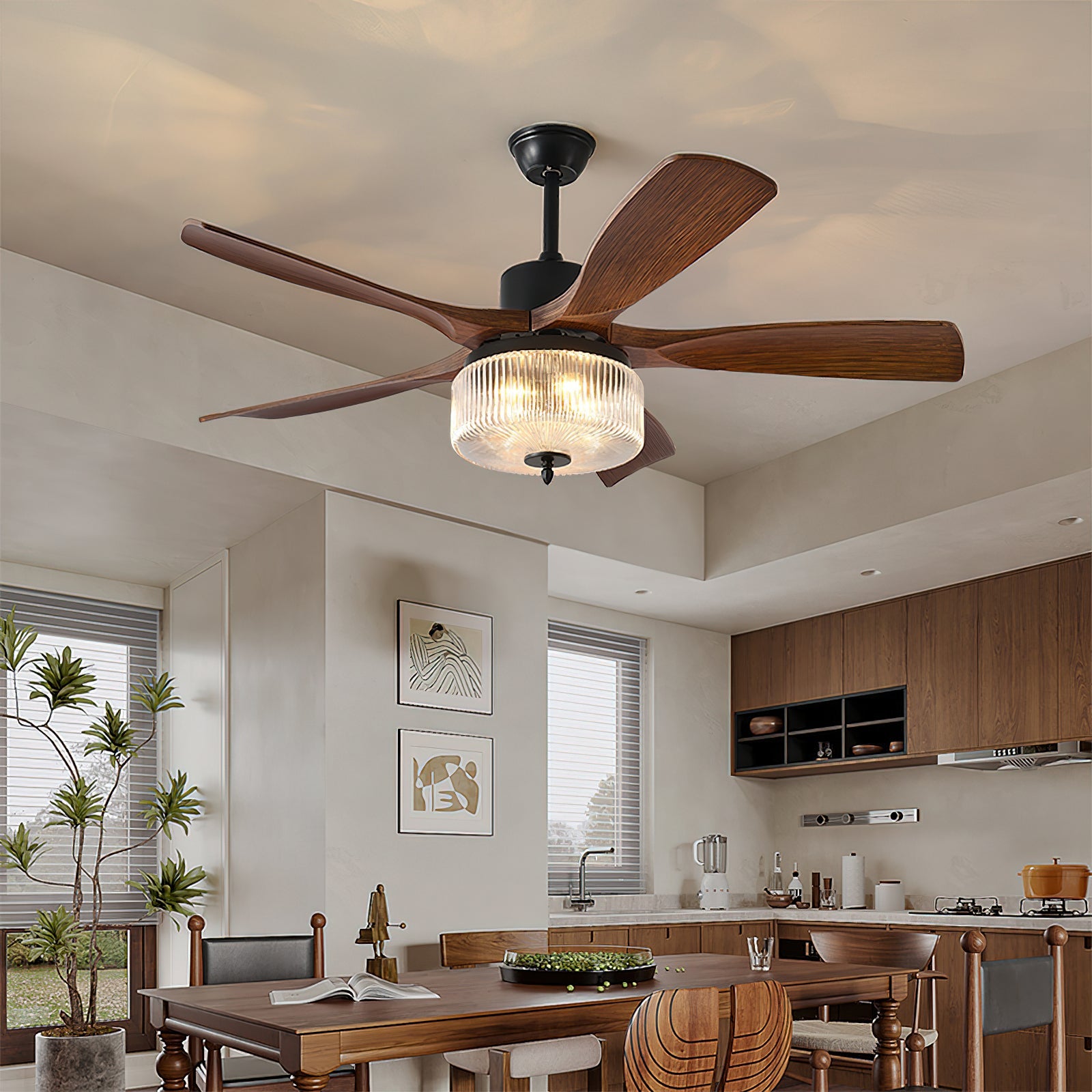 Wynlen Vintage Ceiling Fan Light