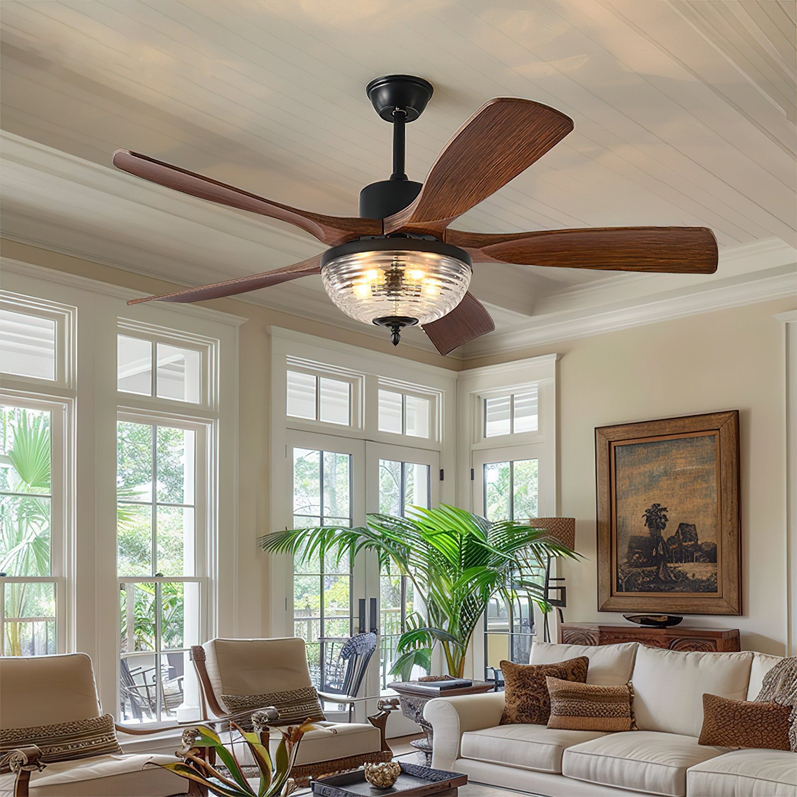 Wynlen Vintage Ceiling Fan Light