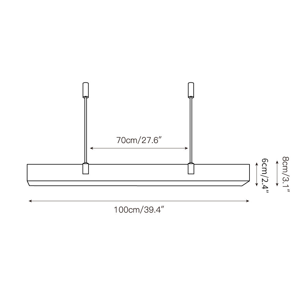Tavoa Alabaster Linear Chandelier