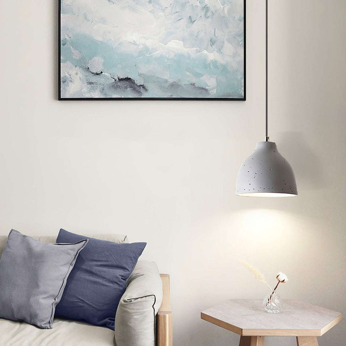 Resin Bowl Pendant Lamp – detail 21