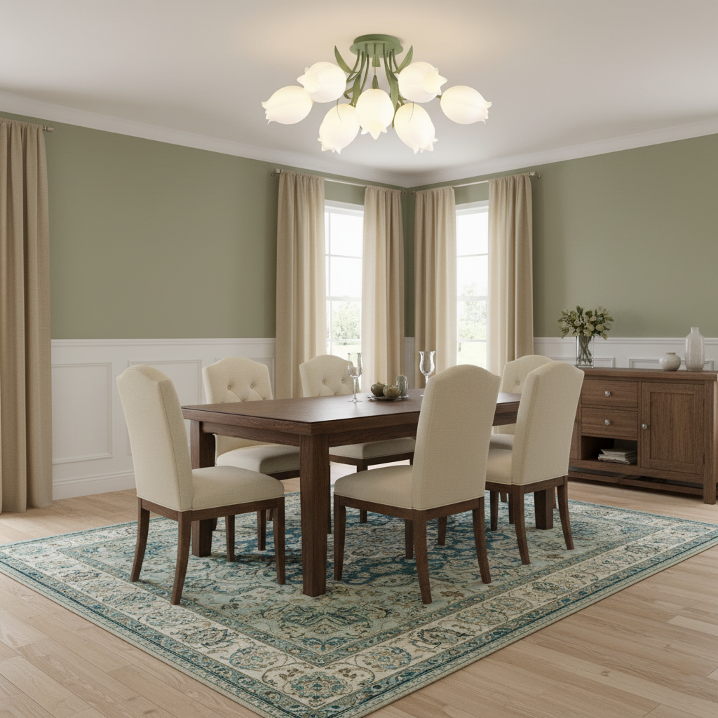 Wynroford Floral Ceiling Light