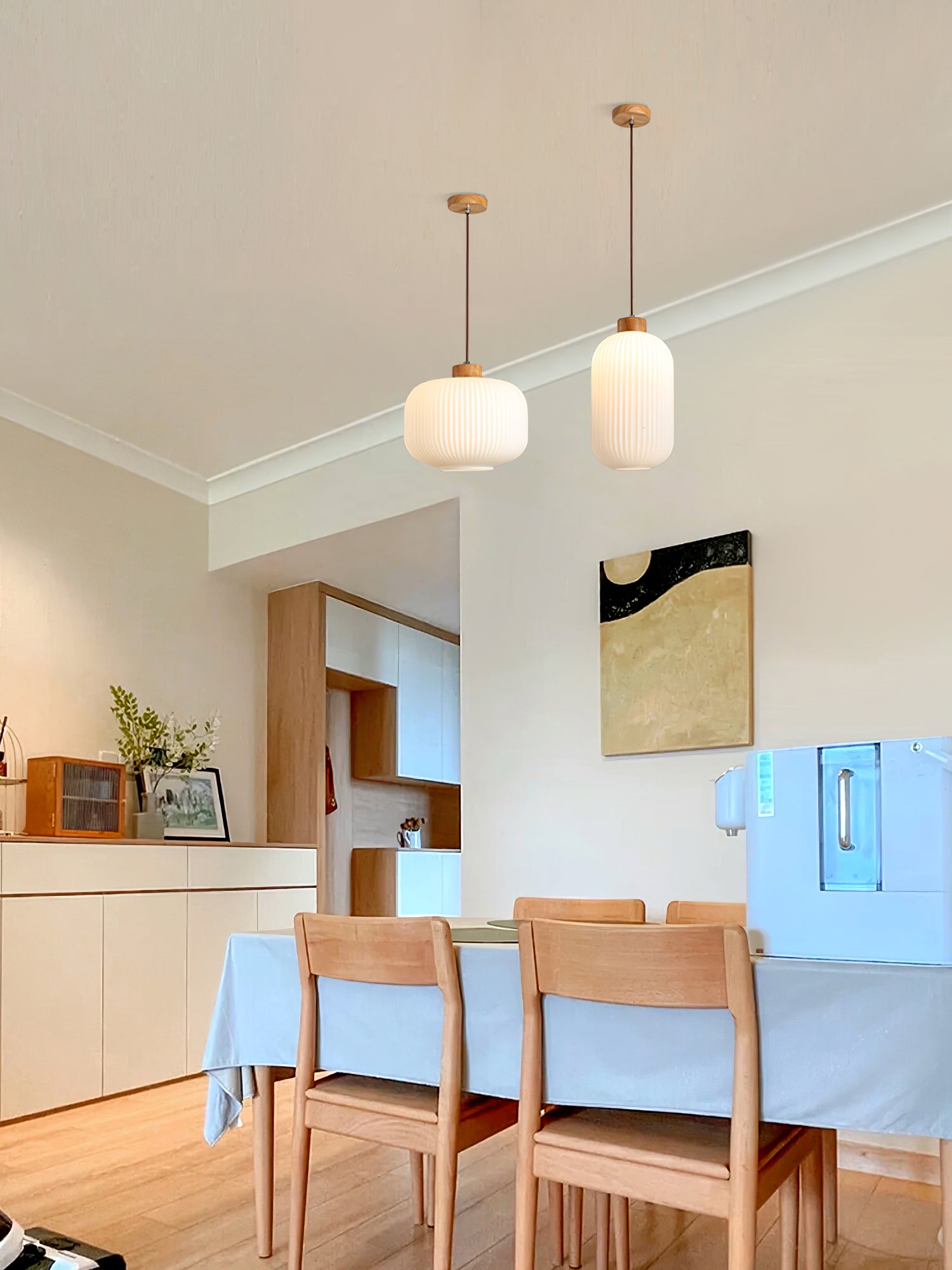 Finwyn Ribbed Pendant Light