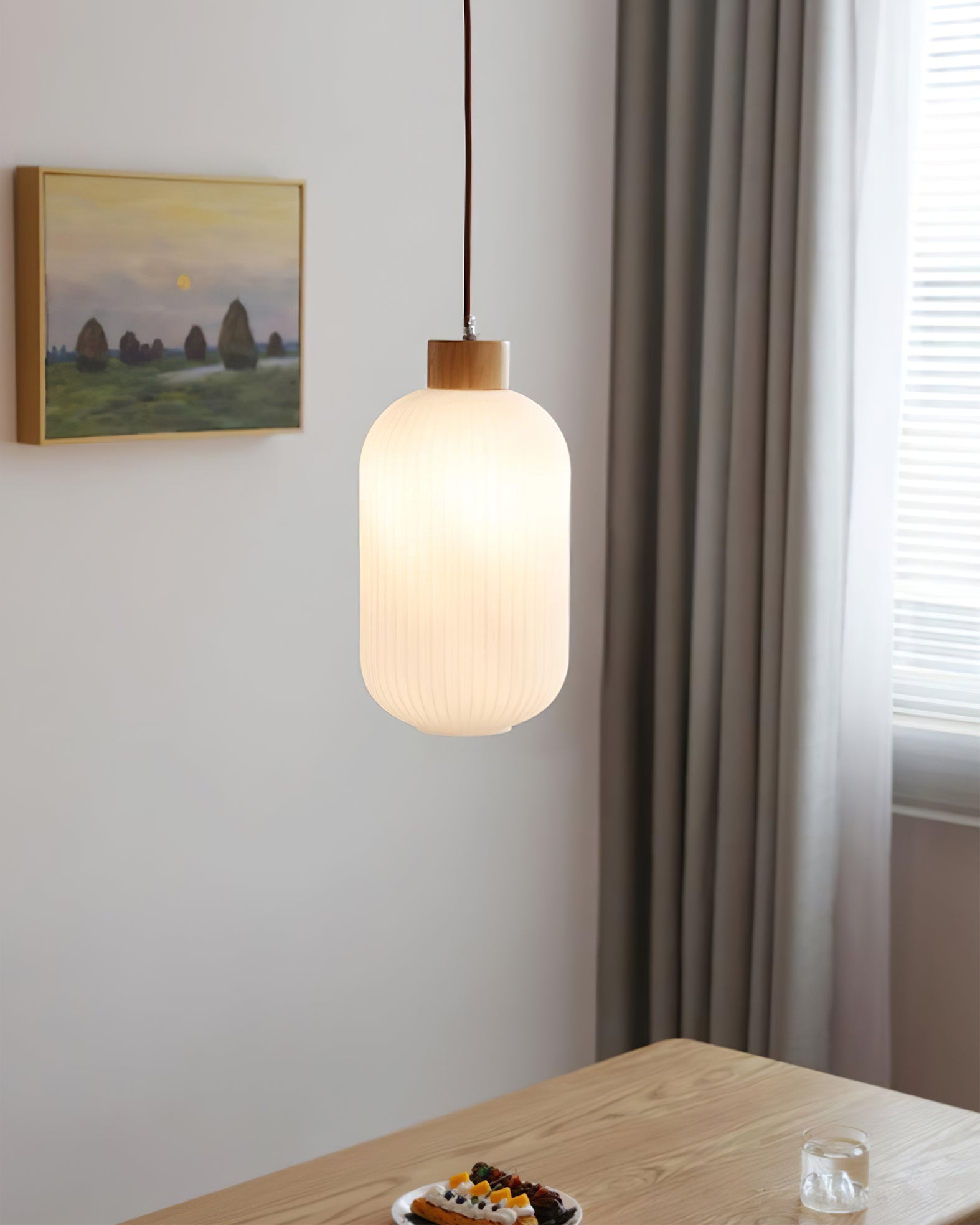 Finwyn Ribbed Pendant Light