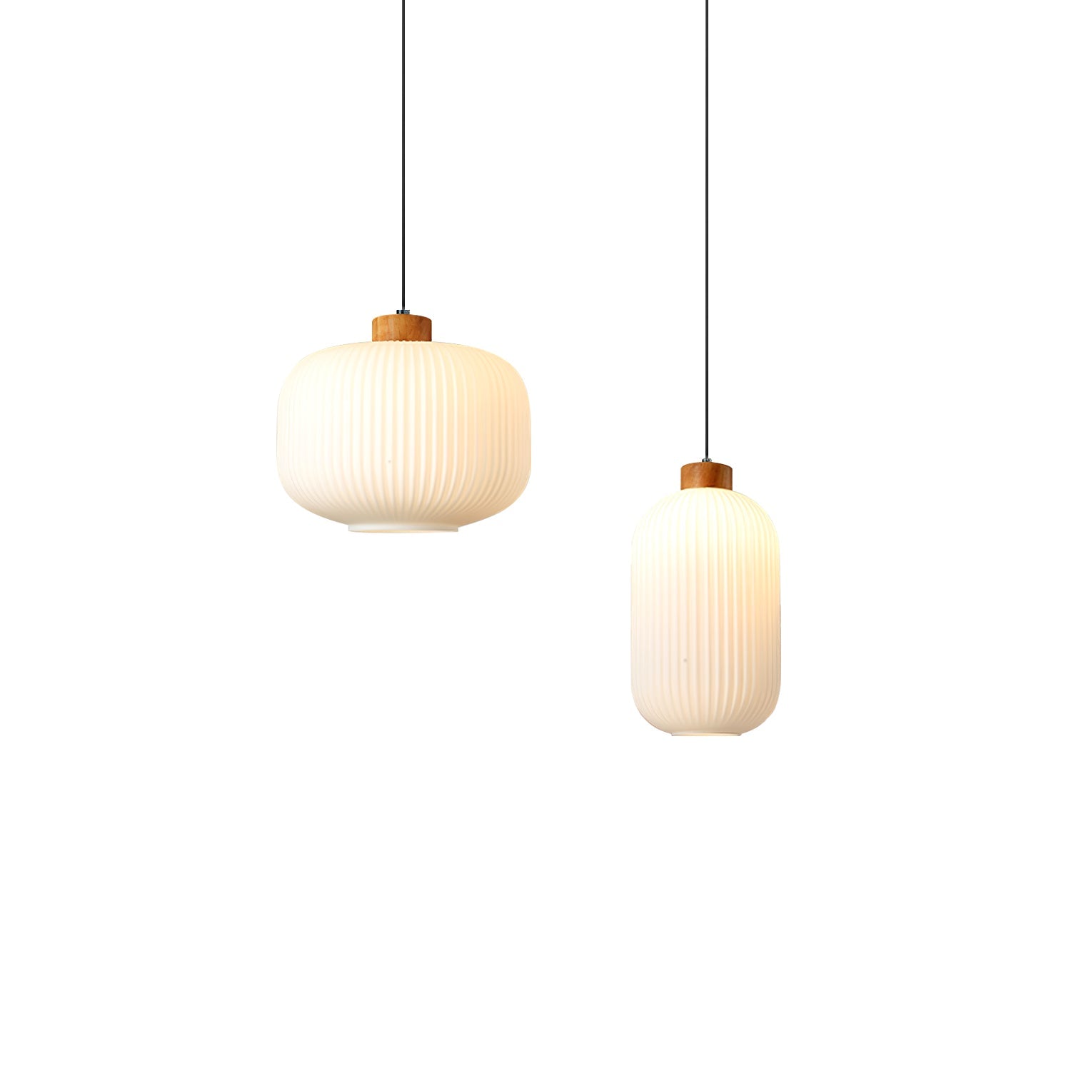 Finwyn Ribbed Pendant Light