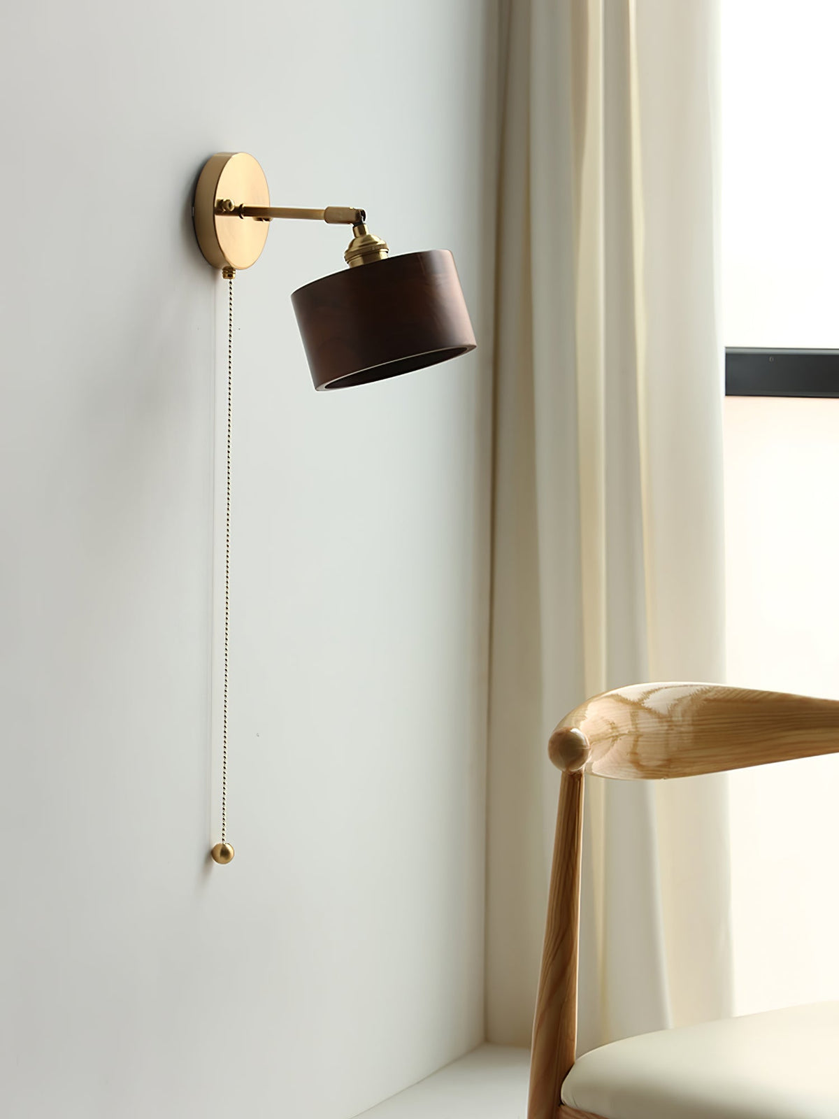 Rotatable Wooden Wall Lamp – detail 15