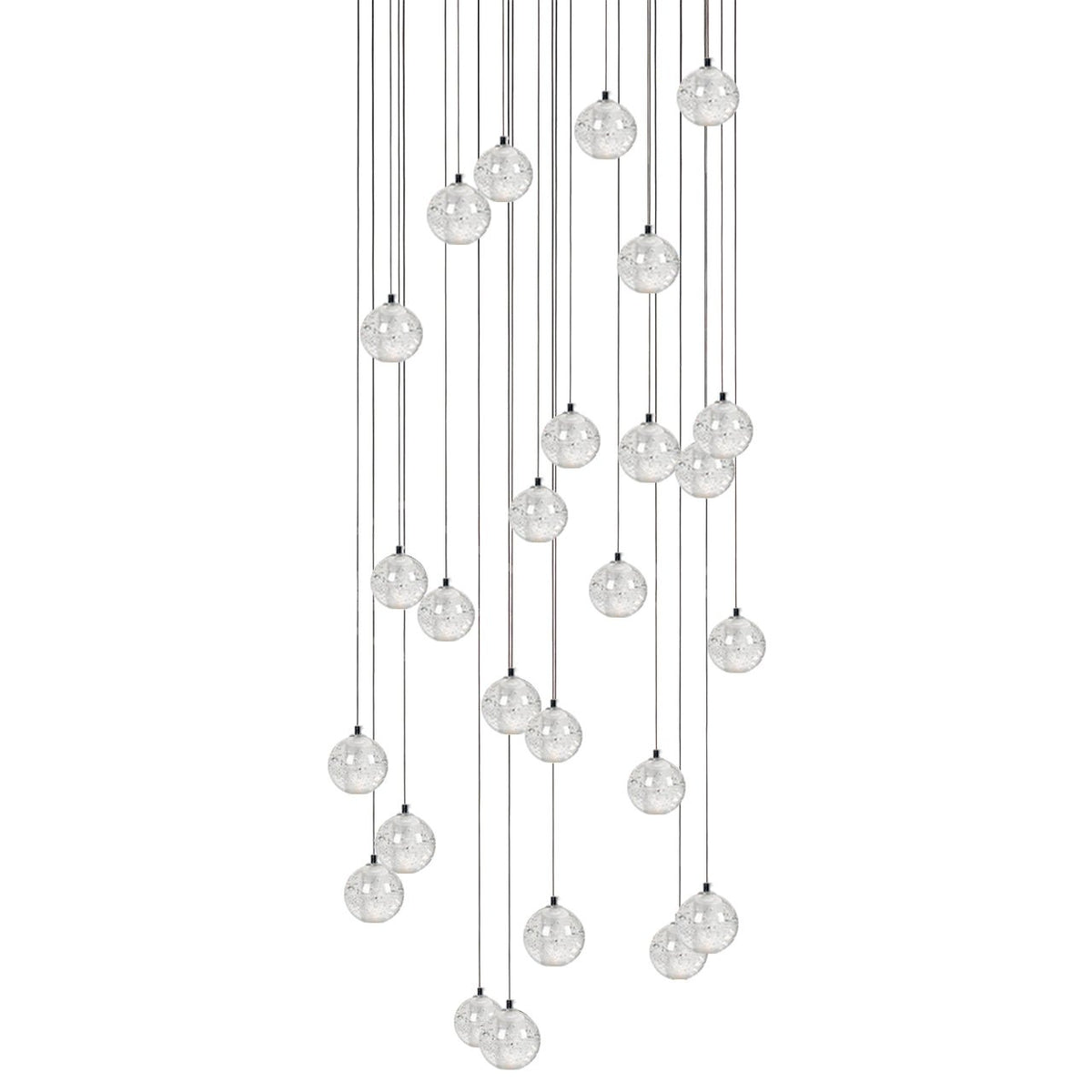 Crystal Bubbles Balls Pendant Lamp - Vakkerlight