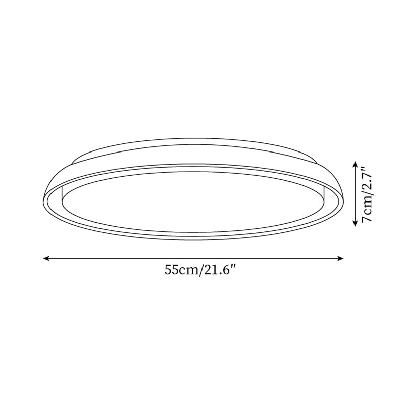 Bareno Round Travertine Ceiling Light