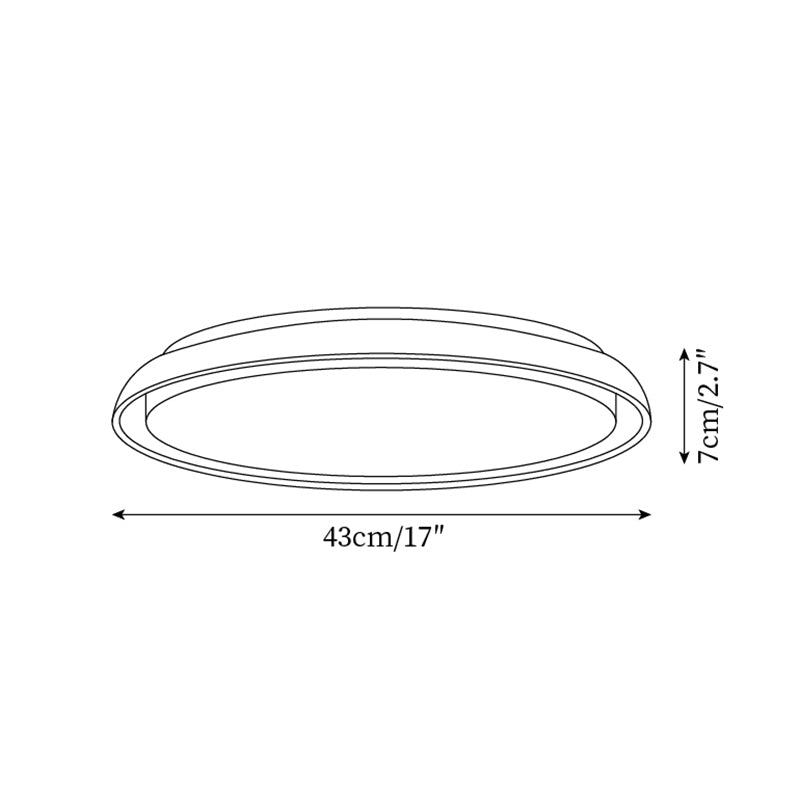Bareno Round Travertine Ceiling Light