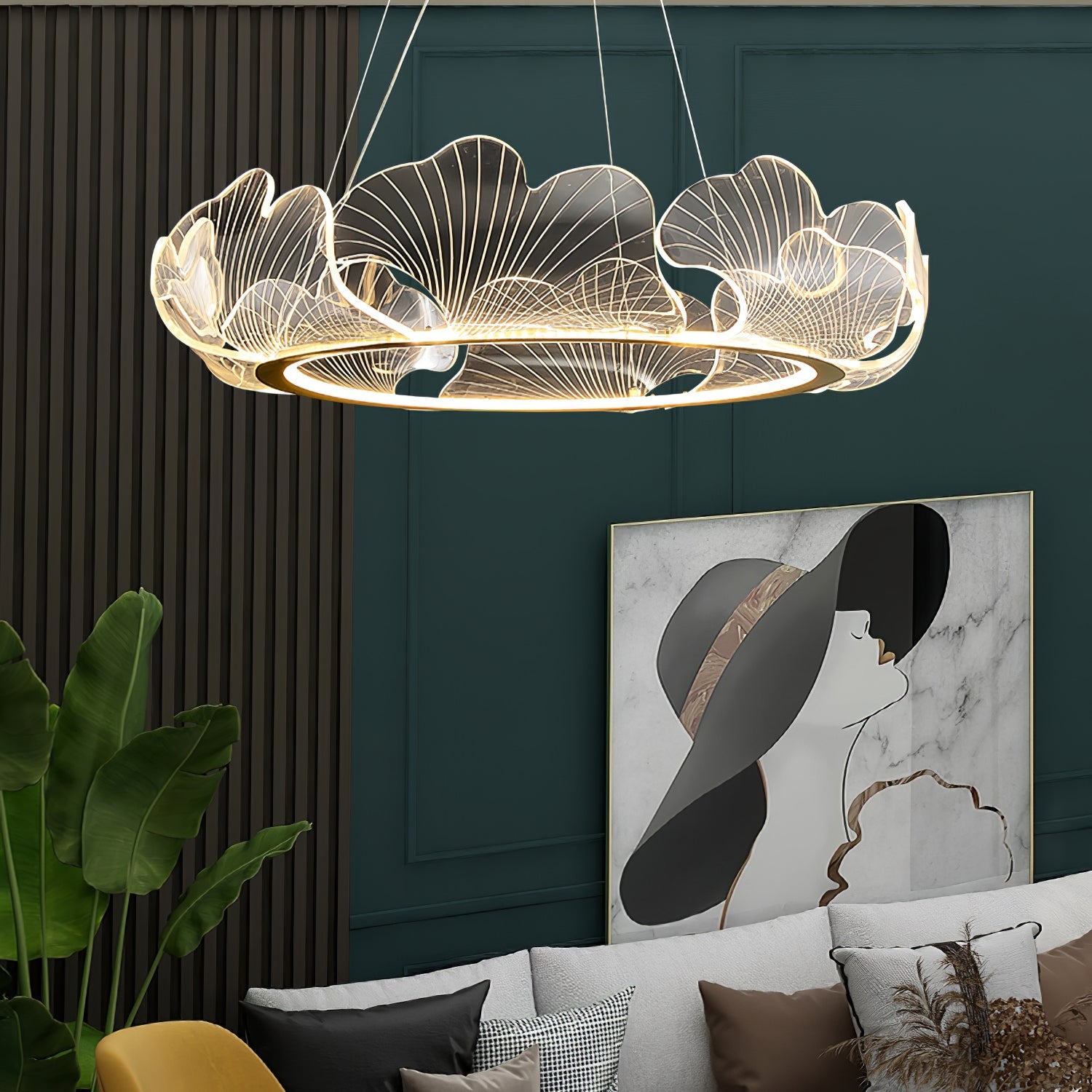 Coralyn Leaf Chandelier
