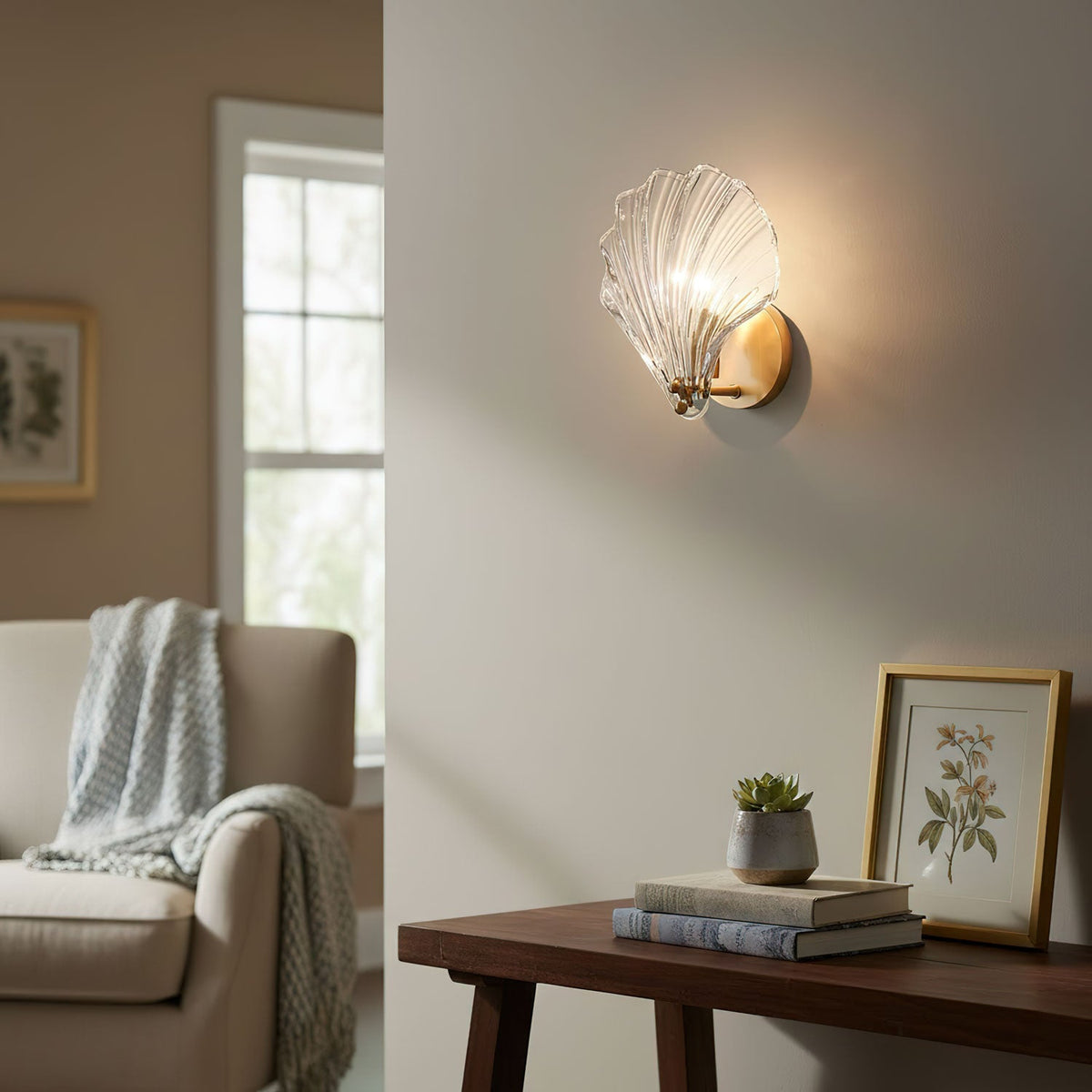 Shell Wall Light – detail 3