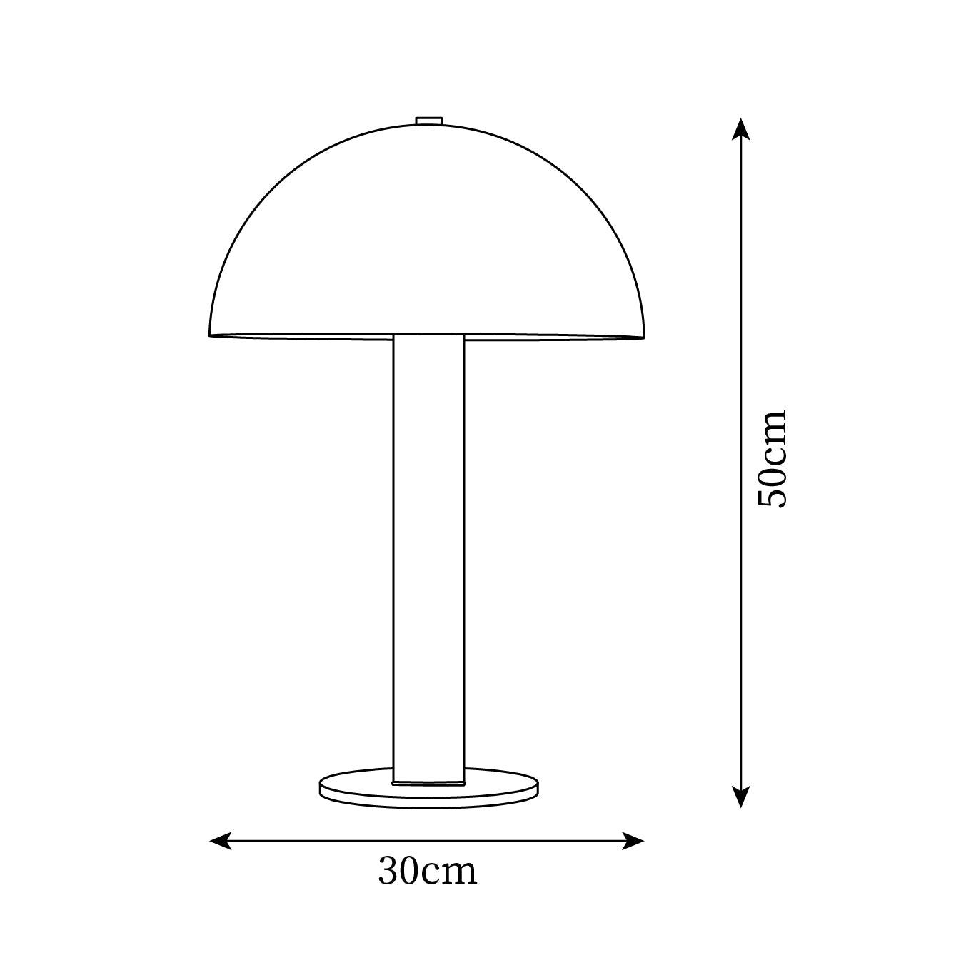 Corlynko Mushroom Table Lamp