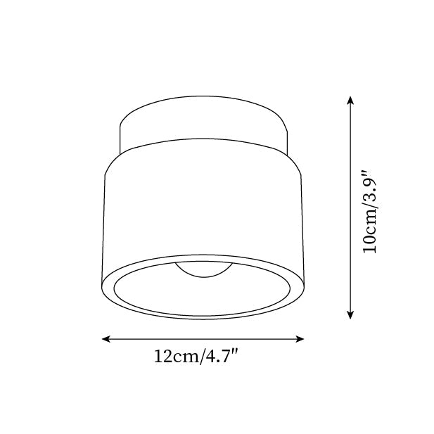 Rilore Travertine Ceiling Light