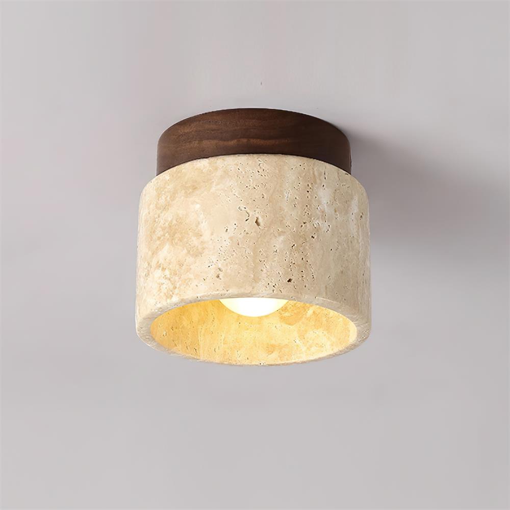 Rilore Travertine Ceiling Light
