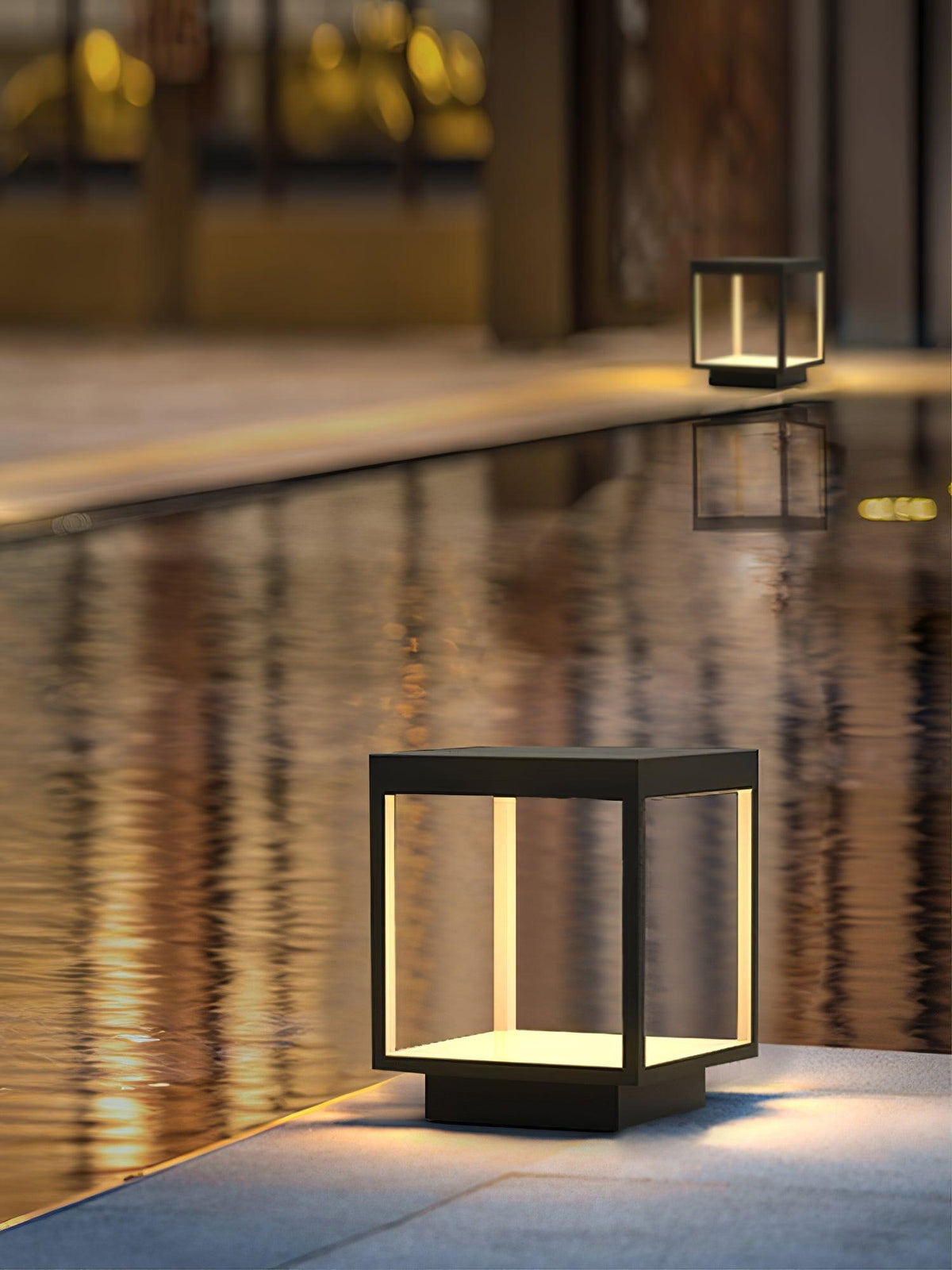 Square Frame Post Outdoor Light – detail 9