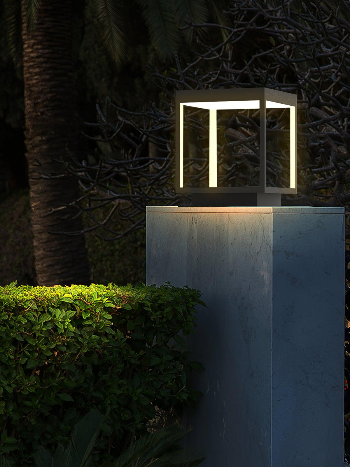 Square Frame Post Outdoor Light – detail 8