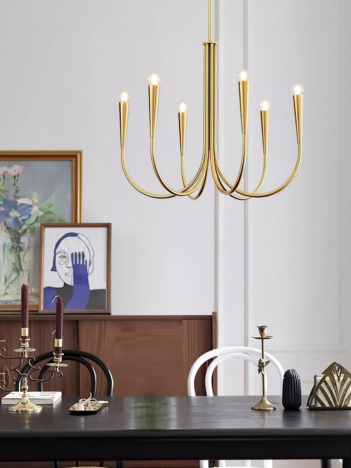 Swoop Arm Chandelier – detail 16