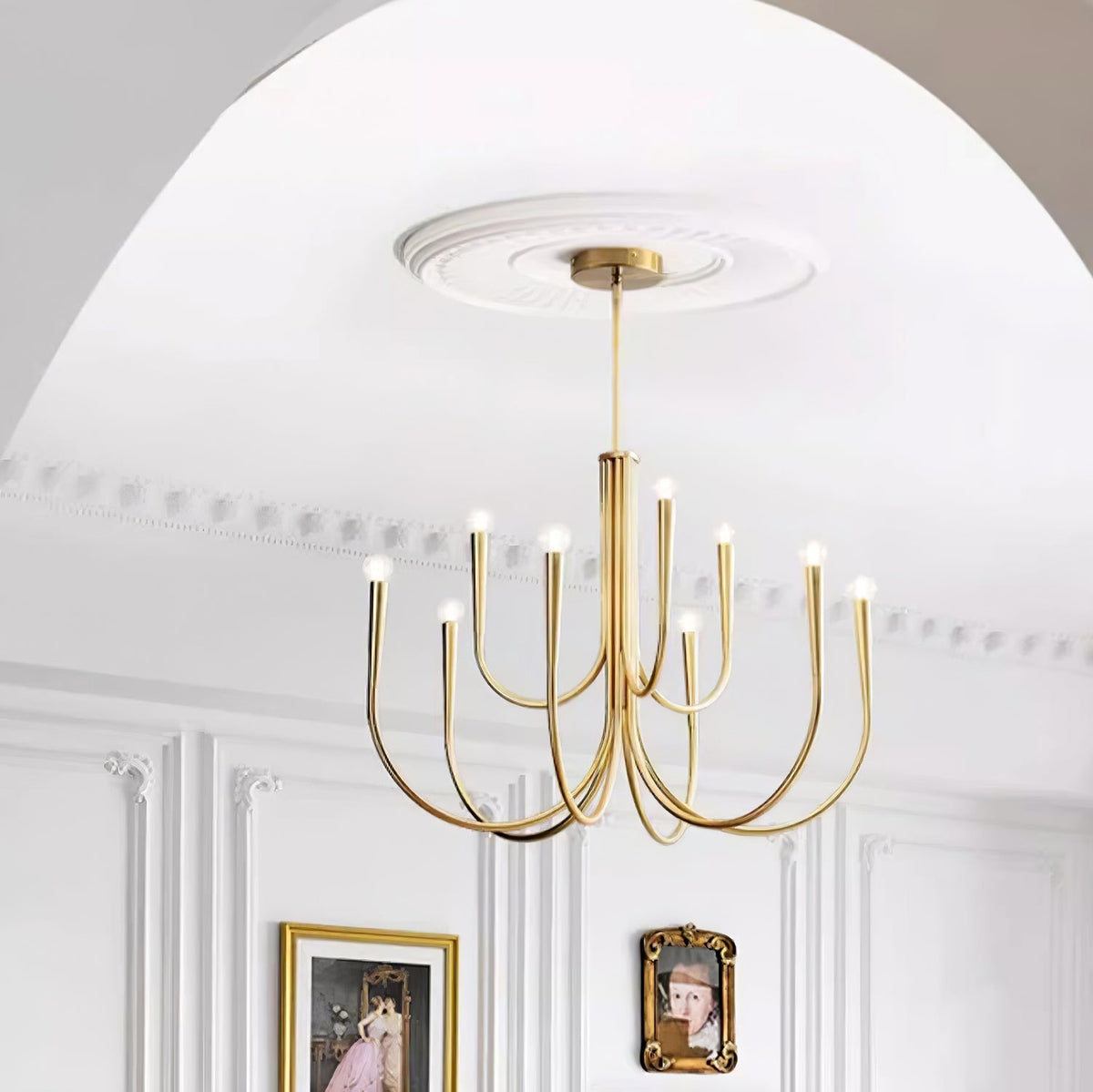 Swoop Arm Chandelier – detail 33
