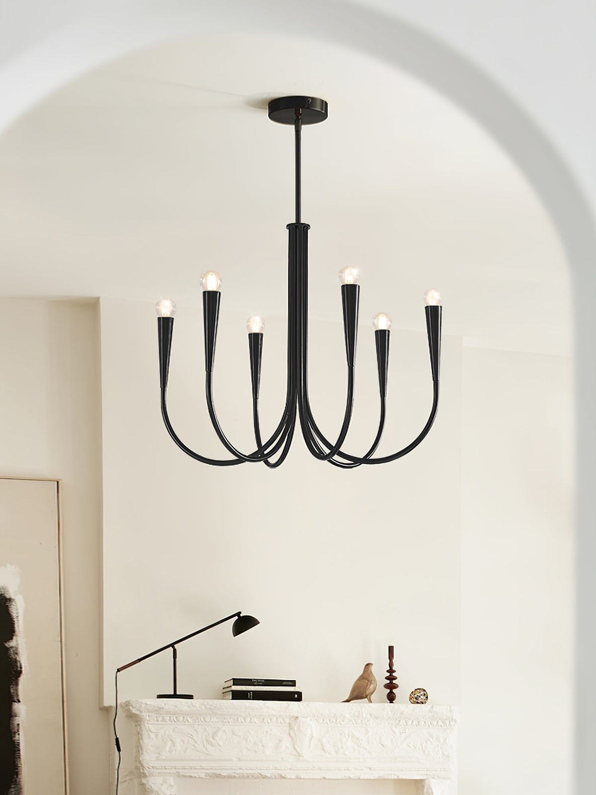 Swoop Arm Chandelier – detail 14