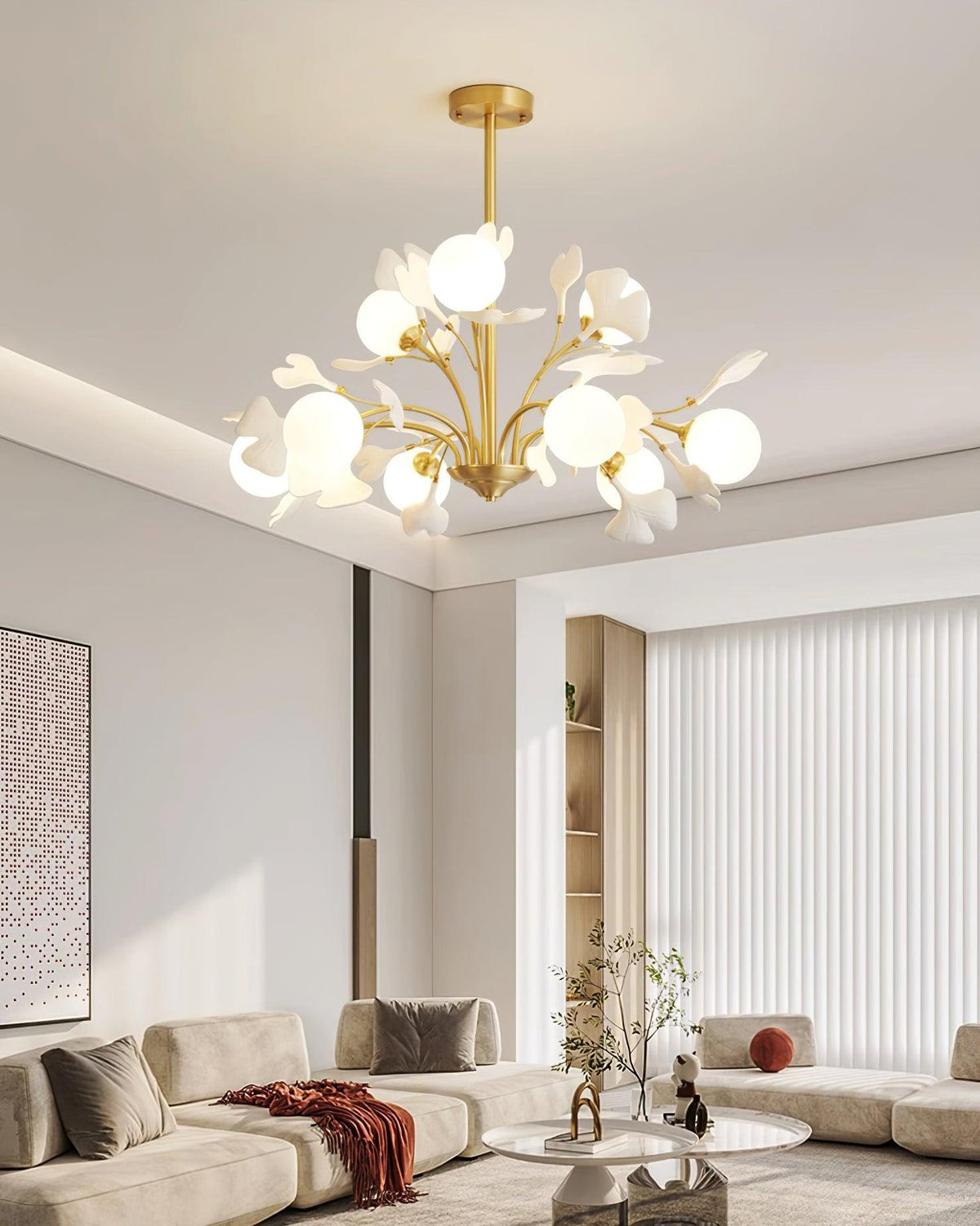 Thalassa Gingko Chandelier – detail 23
