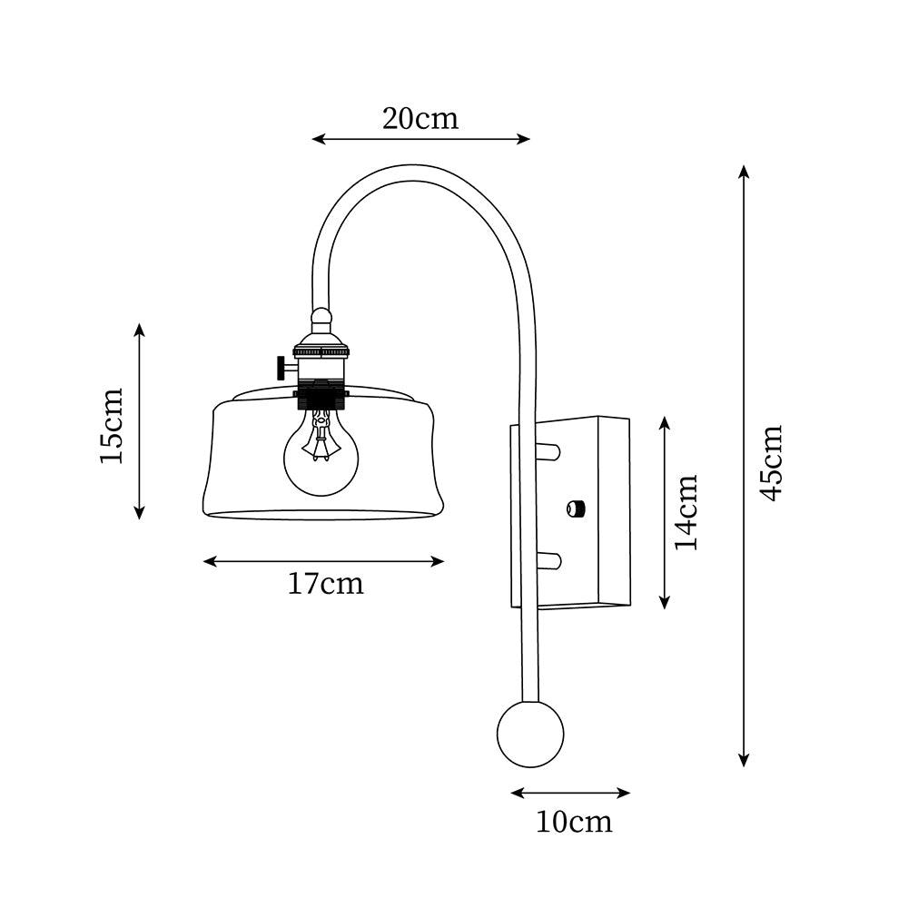 Tiffany Wall Light – detail 6