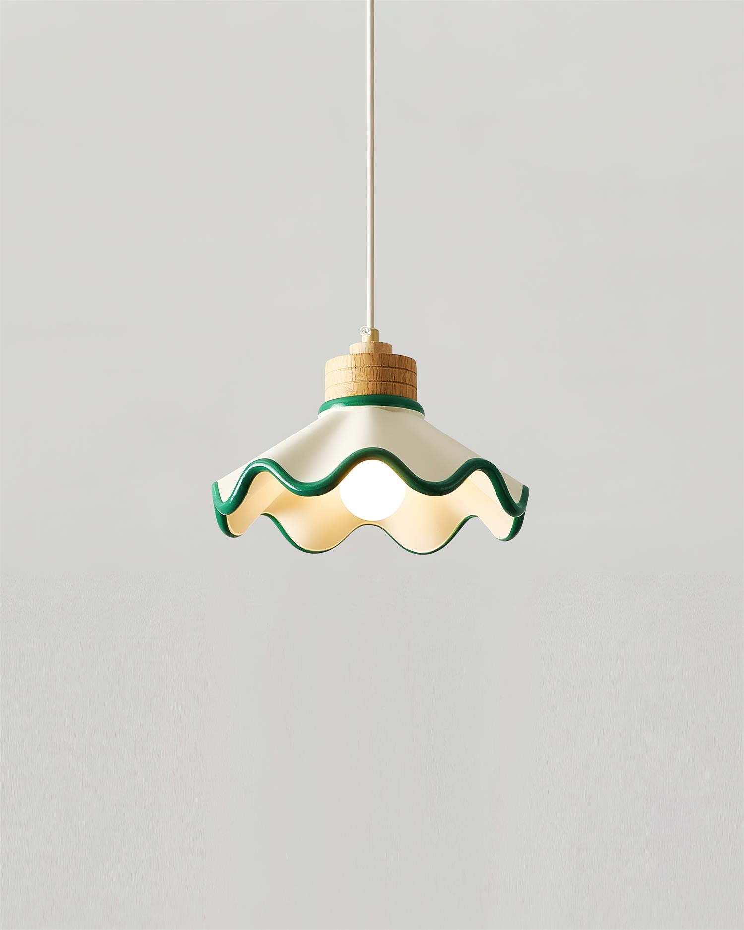 Halenoal Scalloped Pendant Light