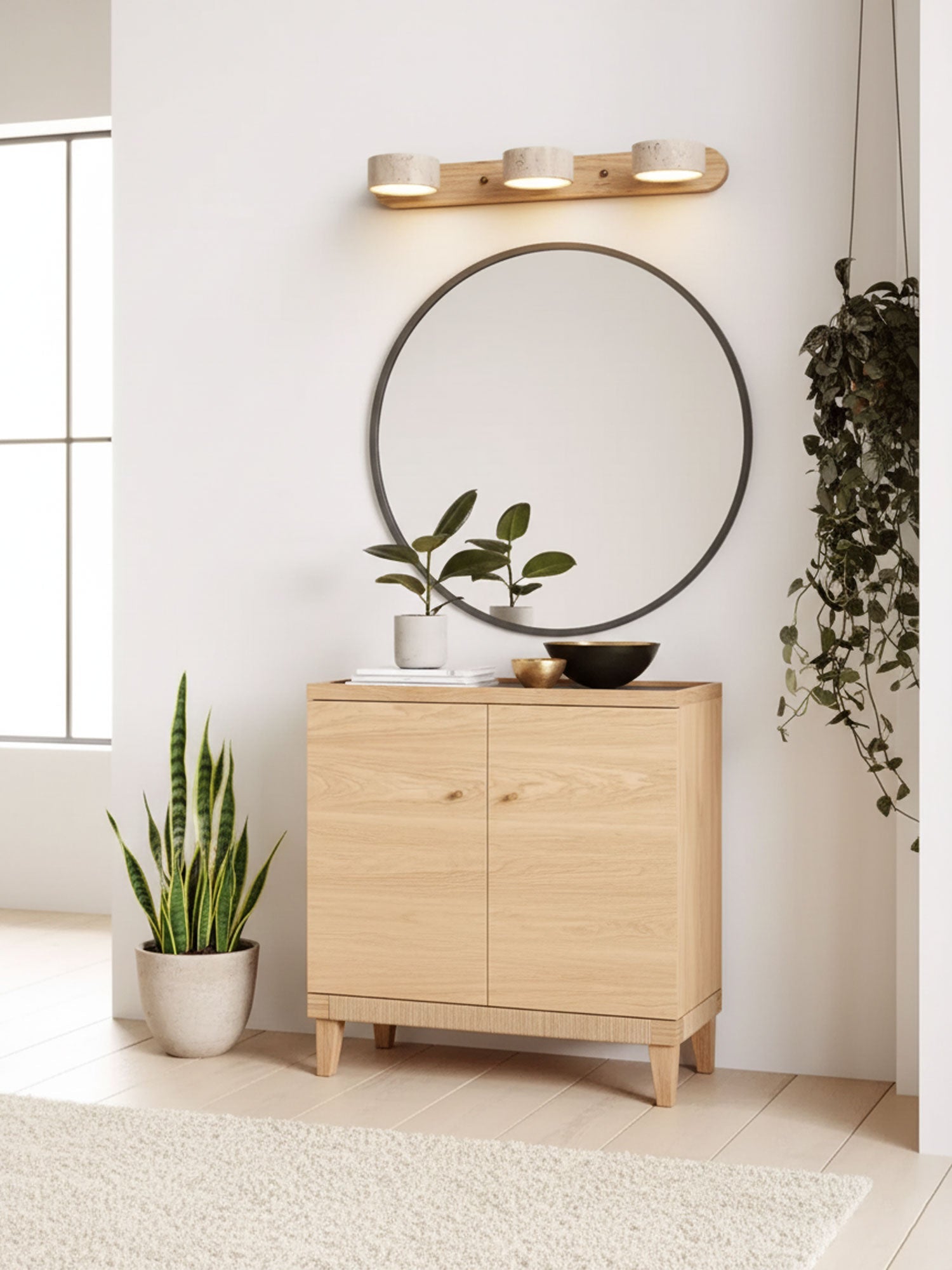 Valesco Travertine Wall Light