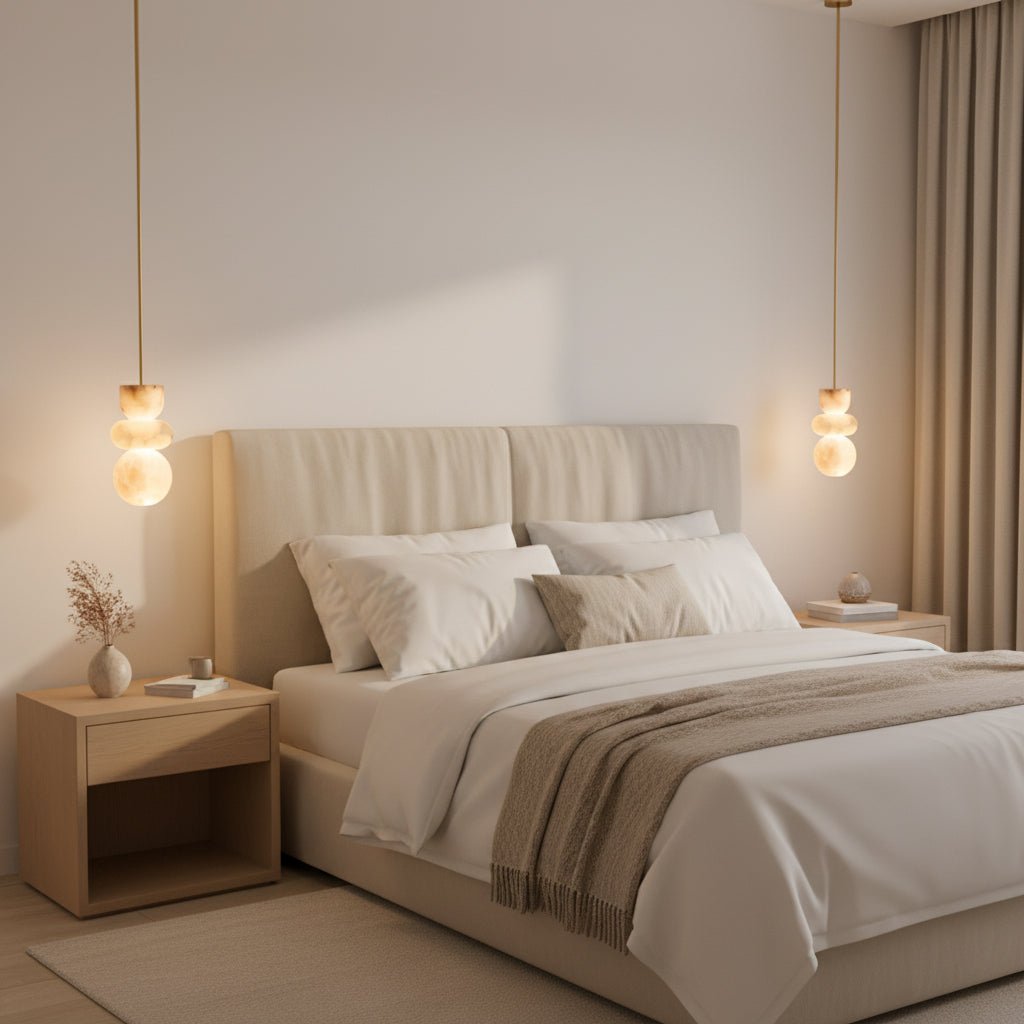 Reefis Alabaster Pendant Light
