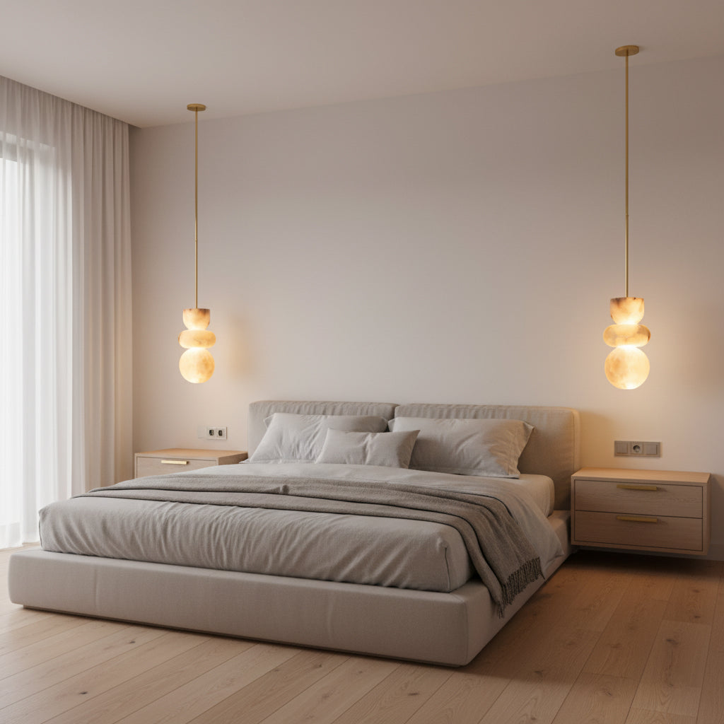 Reefis Alabaster Pendant Light