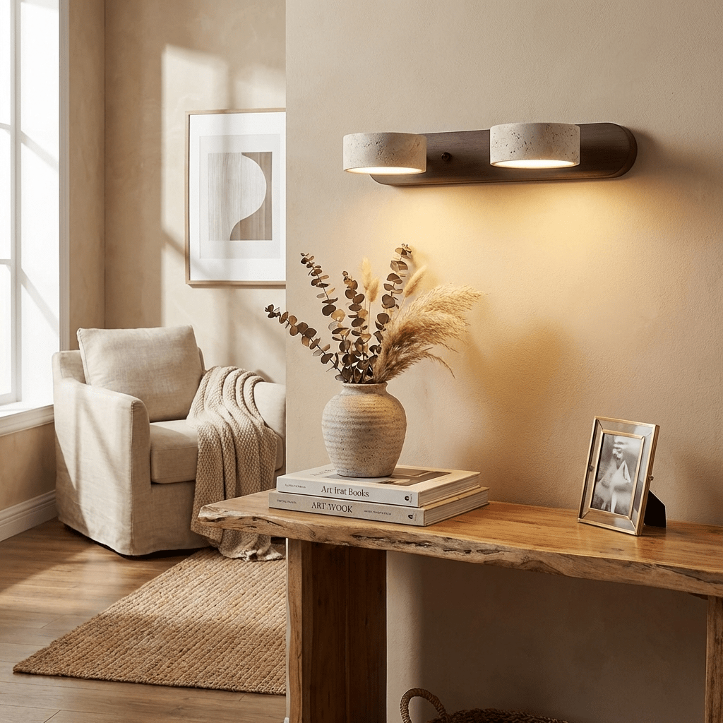 Valesco Travertine Wall Light