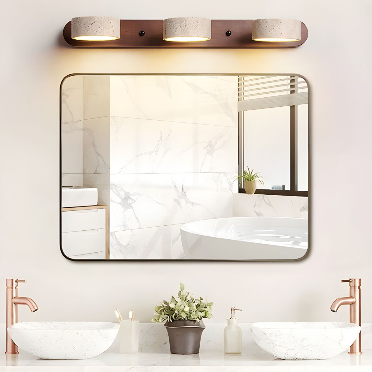 Valesco Travertine Wall Light
