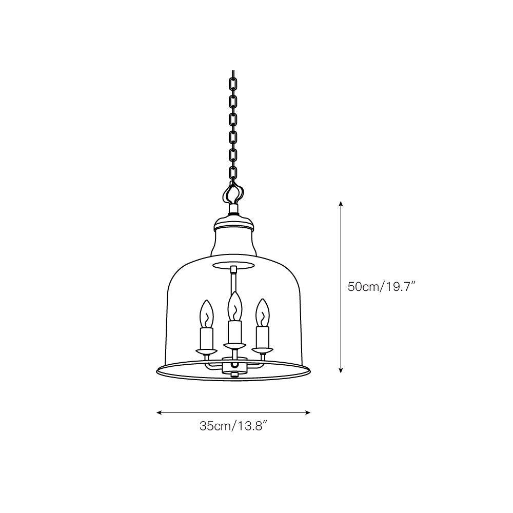 Delford Bell Pendant Light