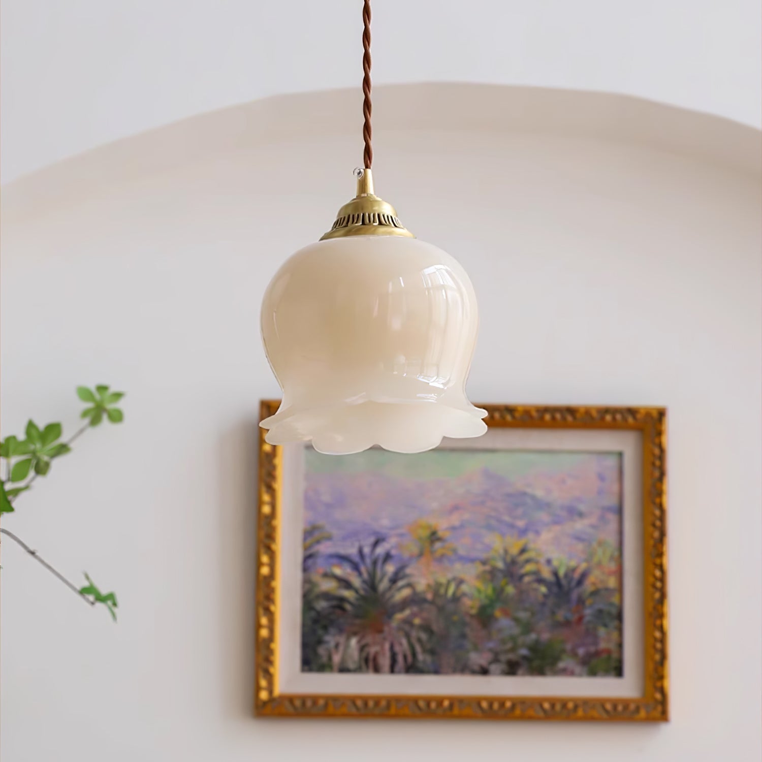 Emaley Flower Pendant Light