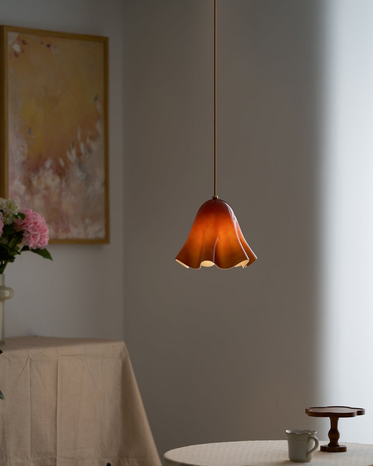 Kaiel Floral Pendant Light