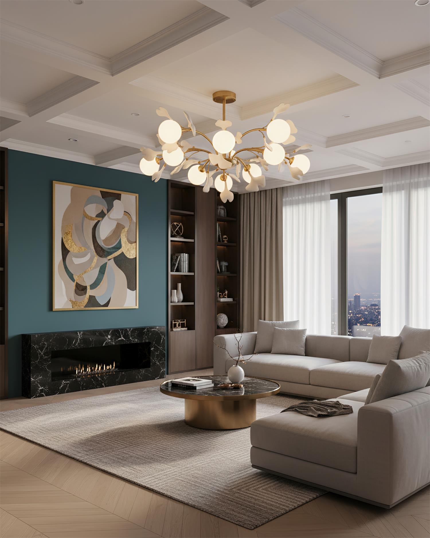 Wynen Ginkgo Chandelier