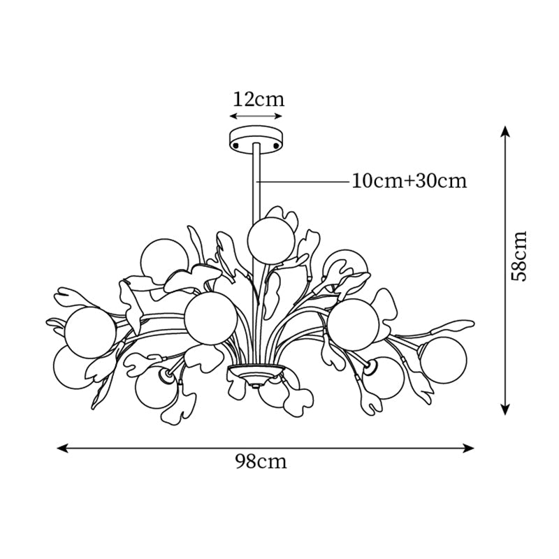 Wynen Ginkgo Chandelier