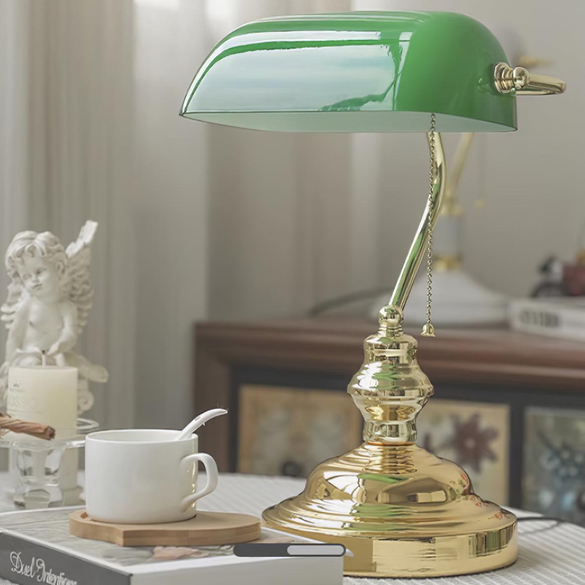 Vintage Bankers Table Lamp – detail 25