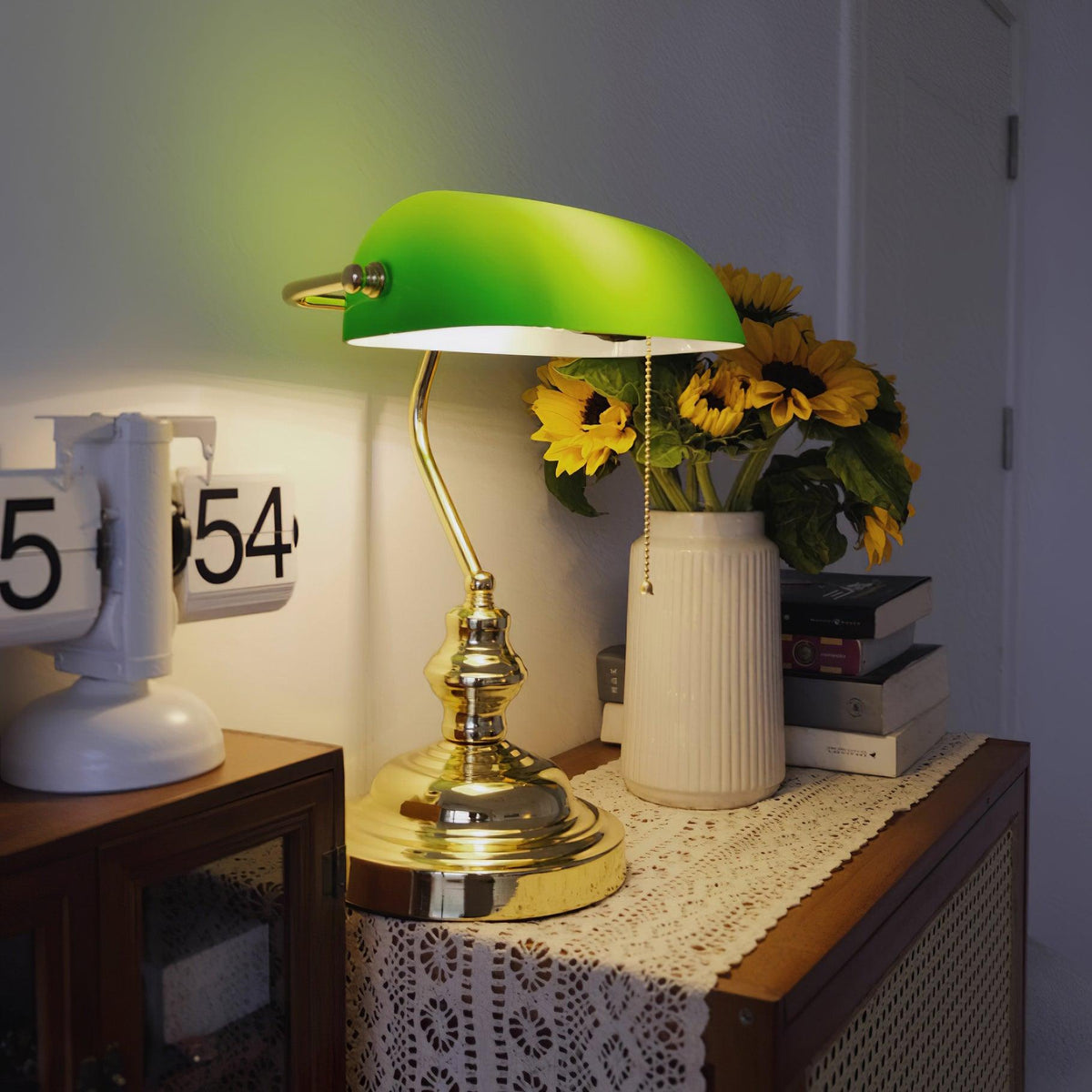 Vintage Bankers Table Lamp – detail 26