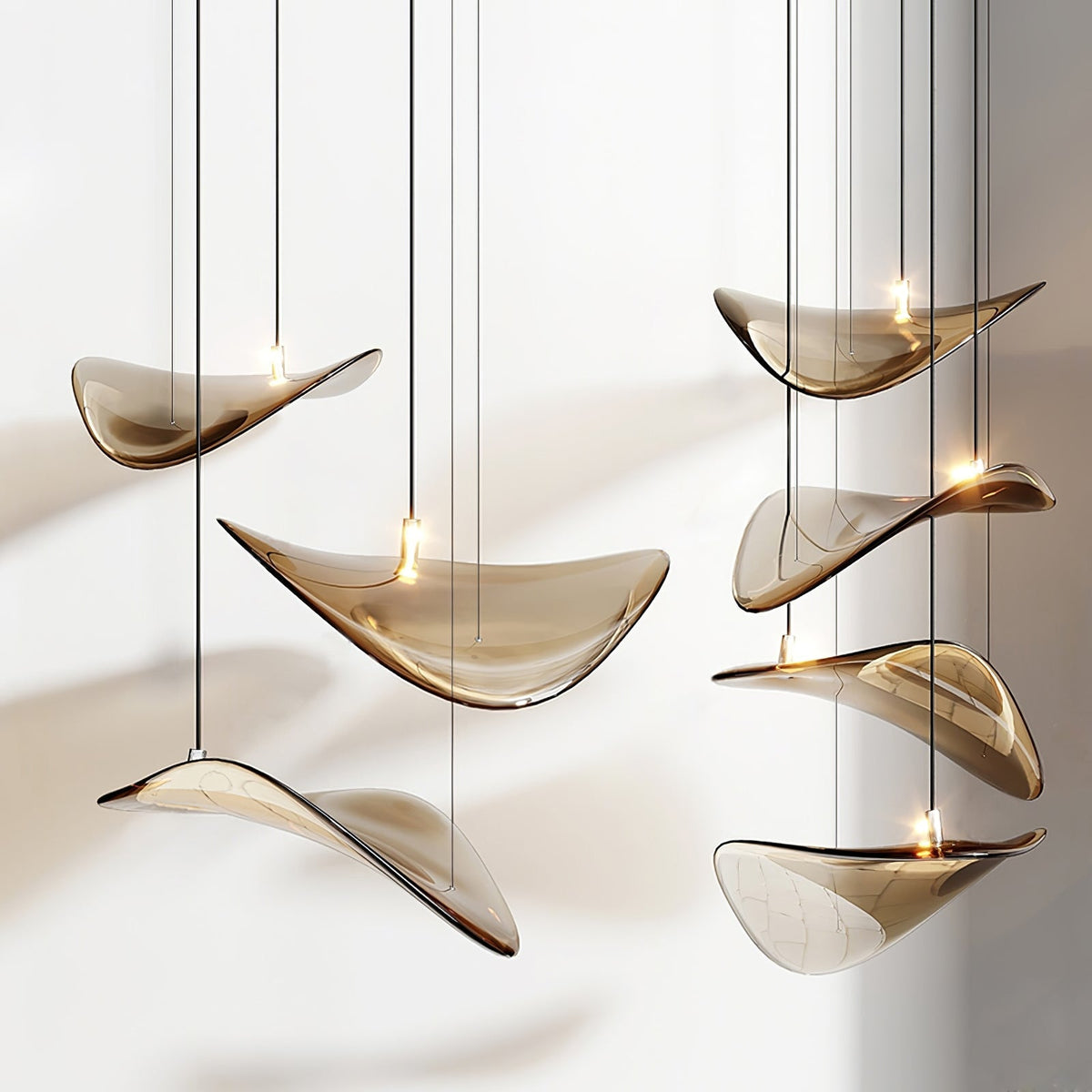 Wave Floating Leaf Chandelier – detail 14