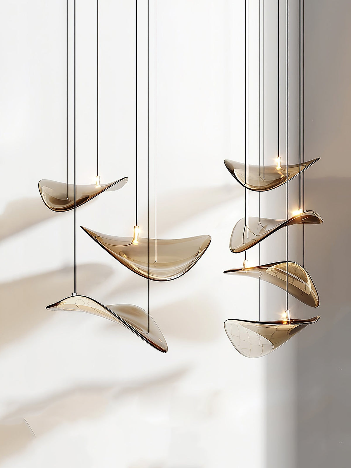 Wave Floating Leaf Chandelier – detail 22
