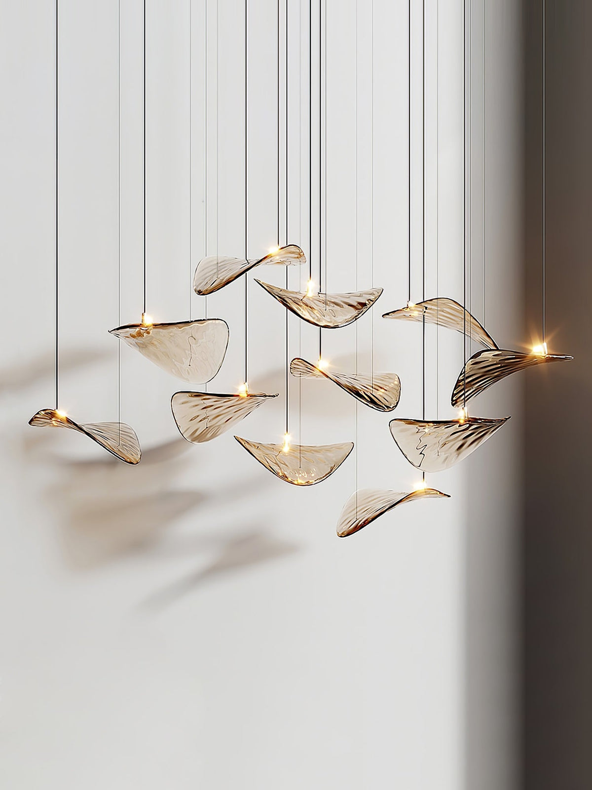 Wave Floating Leaf Chandelier – detail 25
