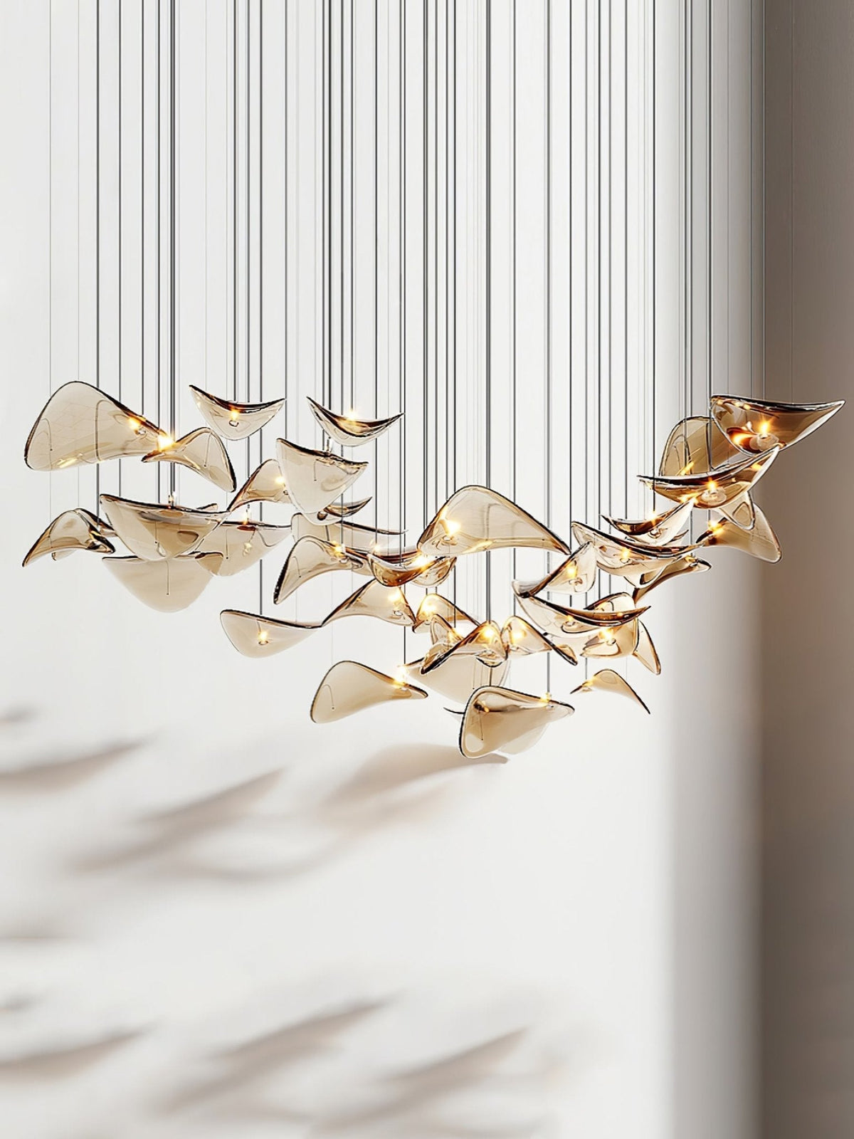 Wave Floating Leaf Chandelier – detail 10