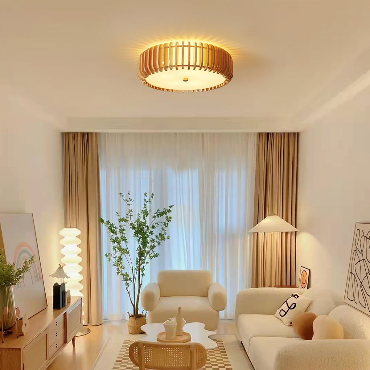 Evinay Drum Ceiling Light