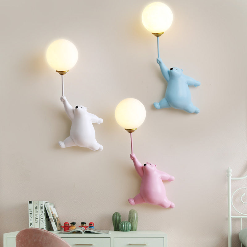 Belne Bear Balloon Wall Light