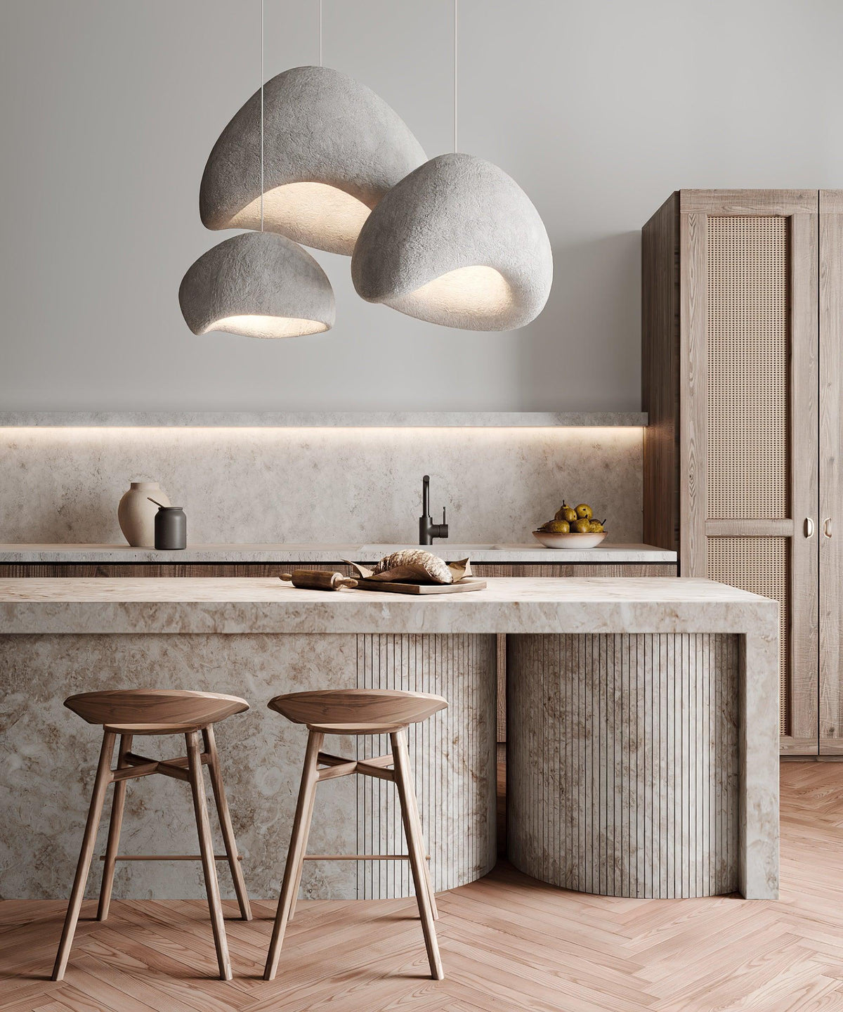 Zenra Wabi-Sabi Organic Chandelier – detail 26