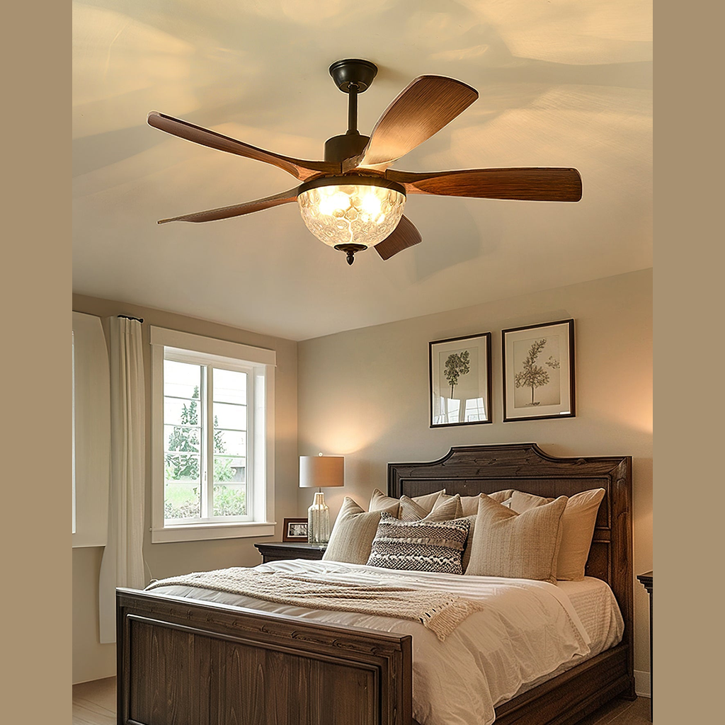 Wynlen Vintage Ceiling Fan Light