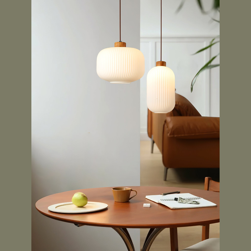 Finwyn Ribbed Pendant Light