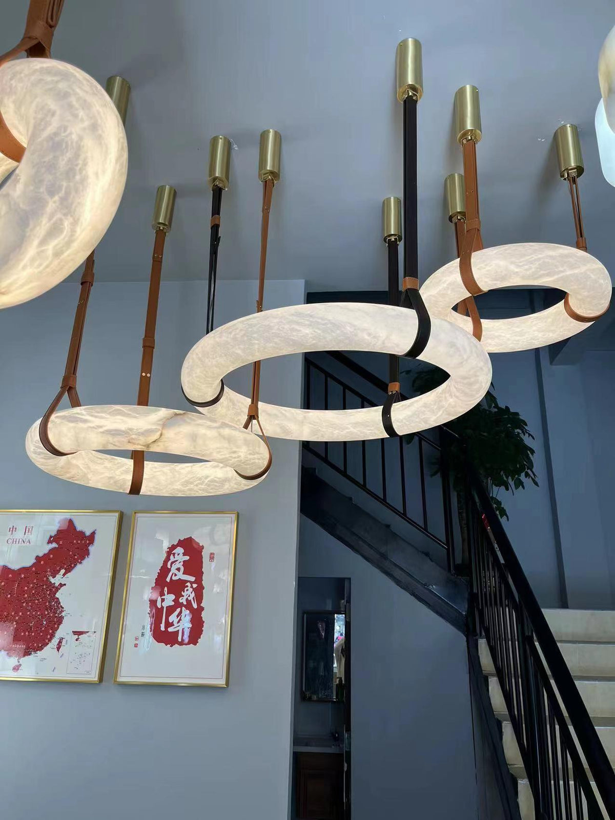 Oslo Alabaster Pendant Light A – detail 33